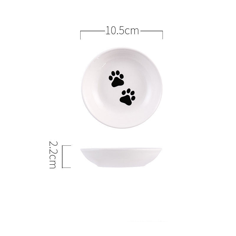 Adult Cat Pottery Bowl | Microwave & Dishwasher Safe Ceramic Dish