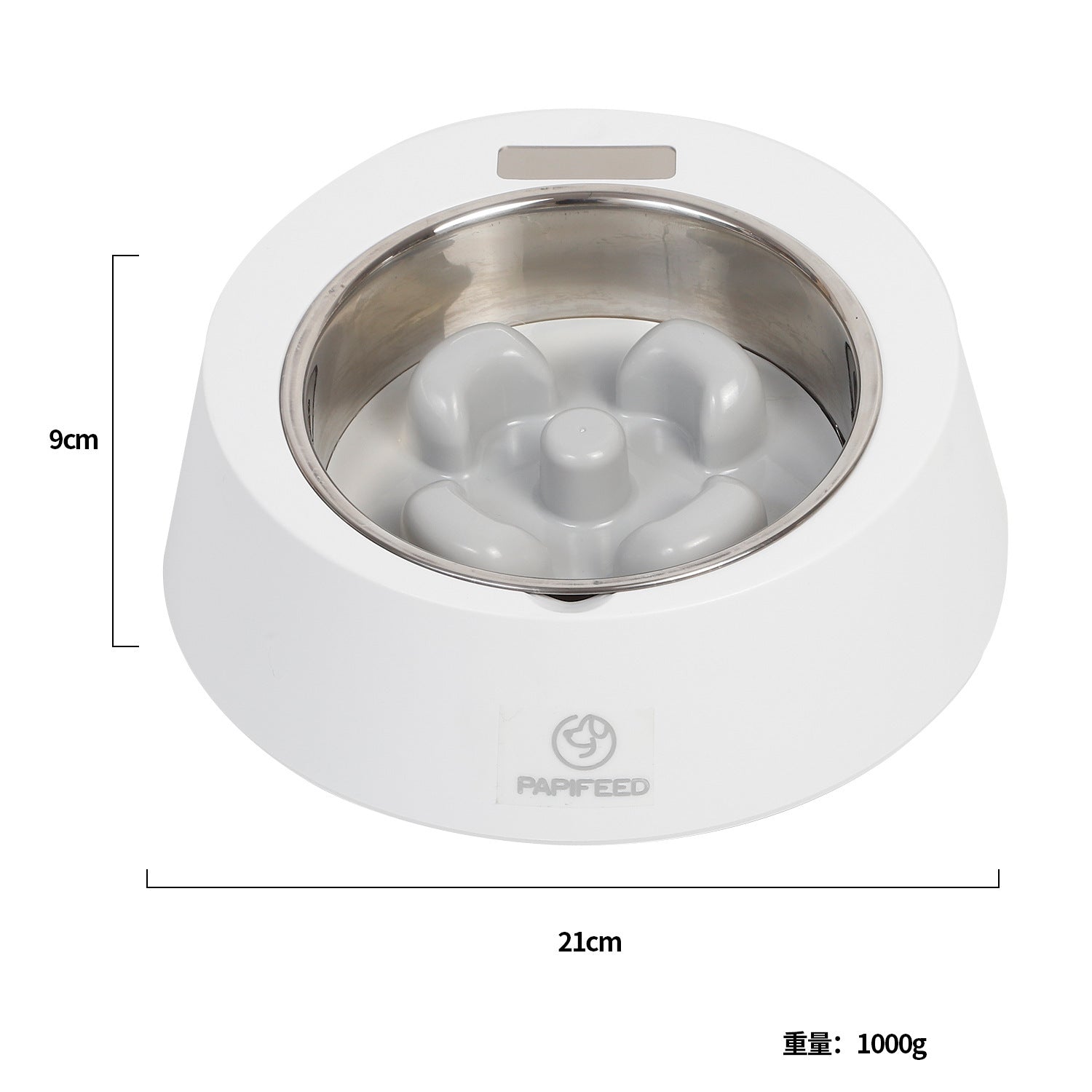 Smart Pet Weighing Bowl with Slow Feeder | Digital Food Scale for Cats & Dogs | Precise Portion Control