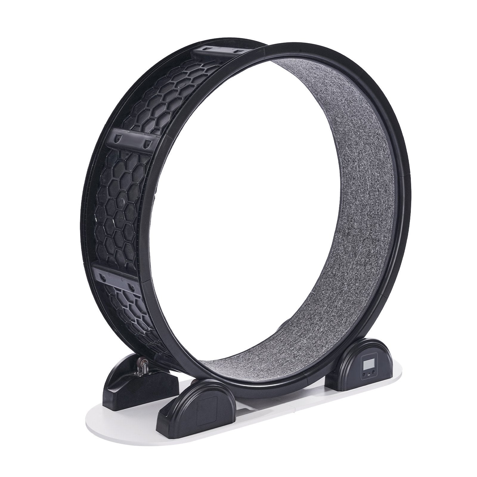 Smart Cat Exercise Wheel with Distance Tracker | Pedometer Cat Treadmill for Large Cats